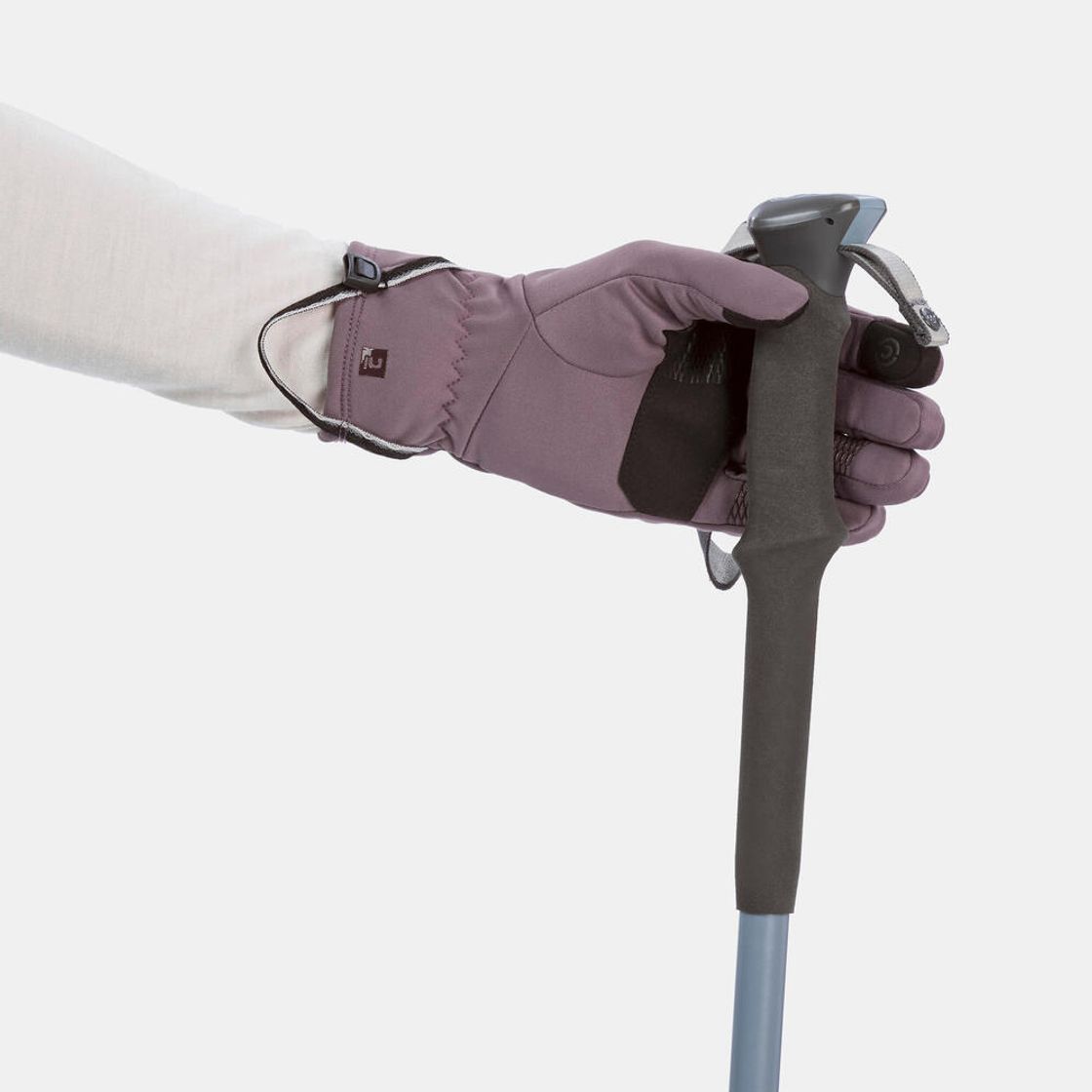 데카트론 성인 터치스크린 등산 스트레치 장갑 MT500 쿼츠 브라운(Decathlon Adult Touchscreen Stretch Hiking Gloves MT500 Quartz Brown) - 5
