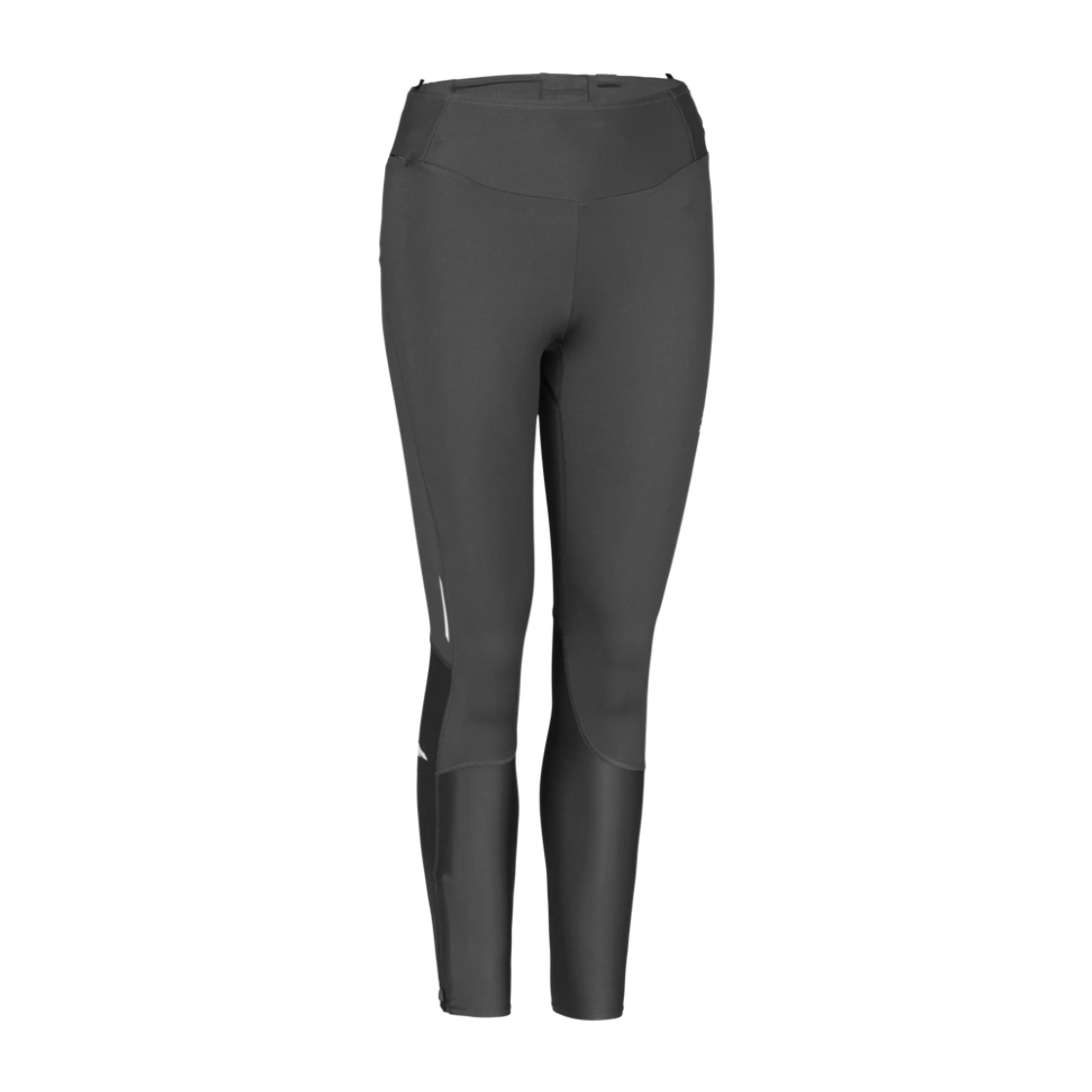 8995164 Decathlon Women's Trail Running Leggings Carbon Grey