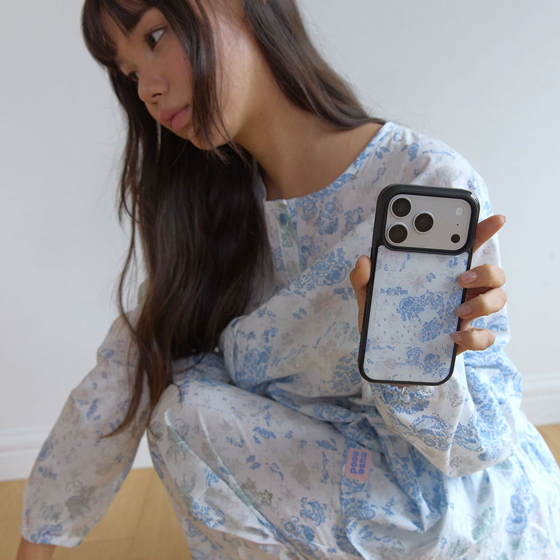 뮤즈무드 페이즐리 에폭시 휴대폰 케이스(Musemood Paisley Epoxy Phone Case) - 3