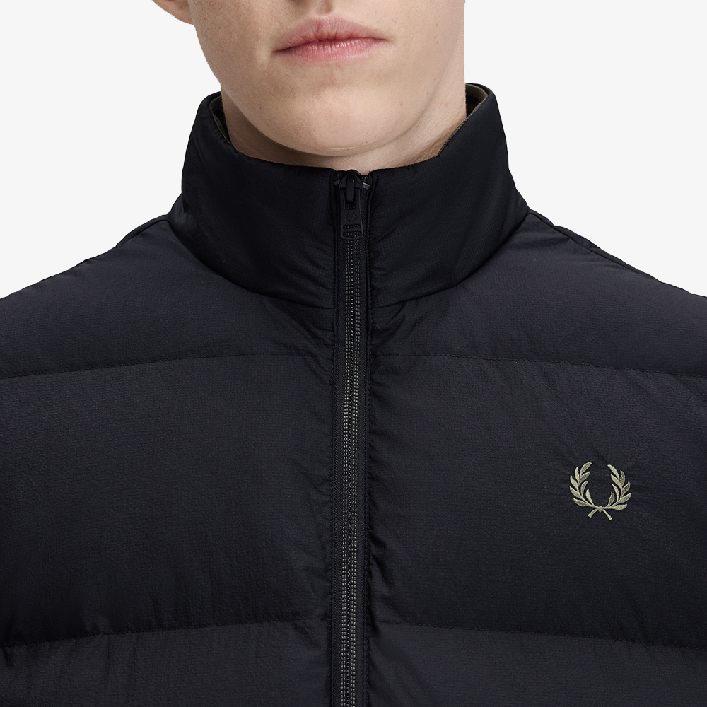 프레드페리 인슐레이트 베스트 블랙(Fred Perry Insulated Vest Black) - 6