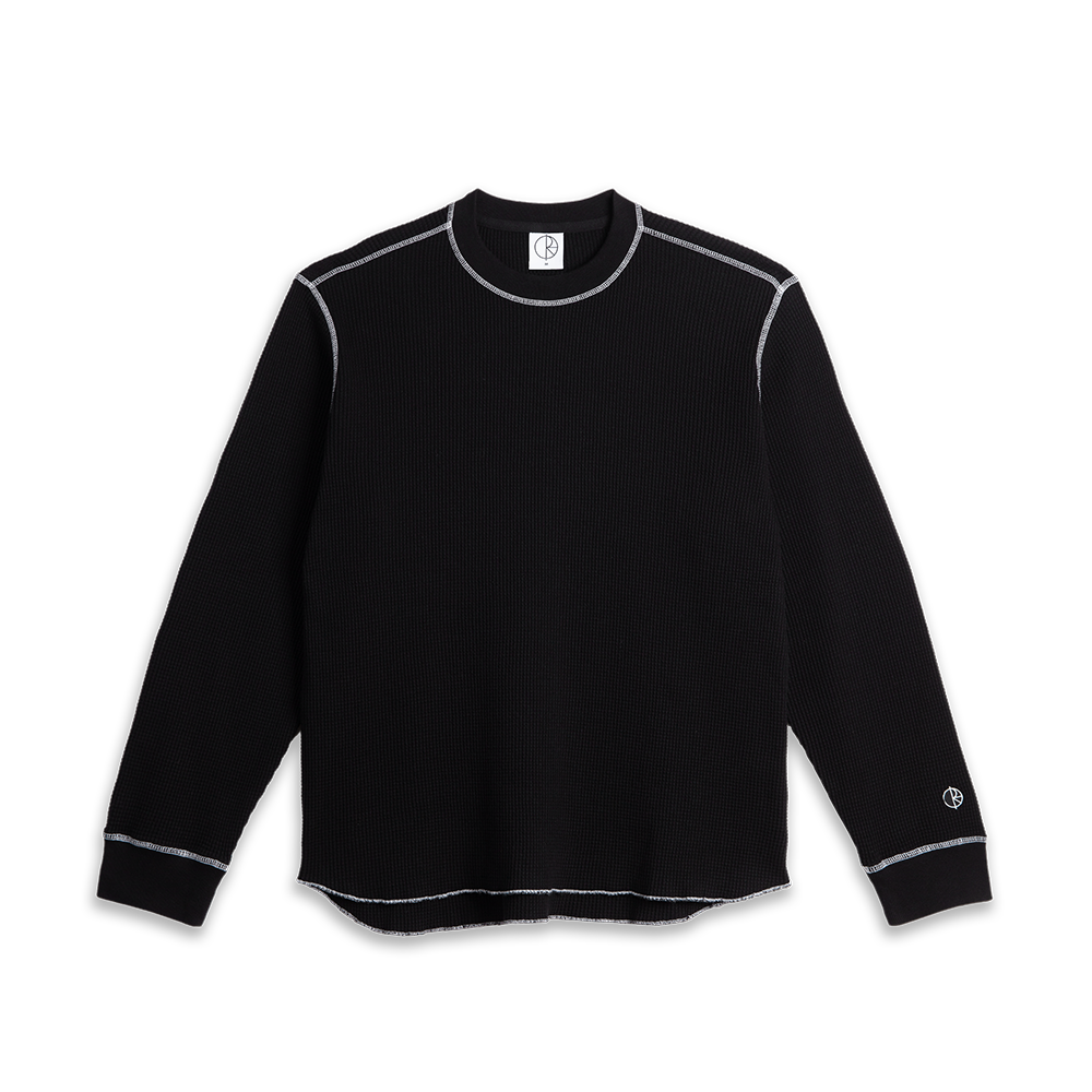 P000BLUX Polar Skate Co. Dylan LS Tee Black/White