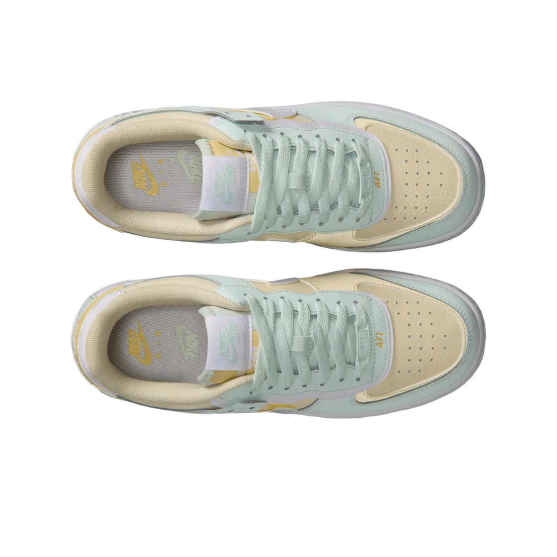 (W) 나이키 에어포스 1 로우 쉐도우 베얼리 그린 소프트 옐로우((W) Nike Air Force 1 Low Shadow Barely Green Soft Yellow) - 2