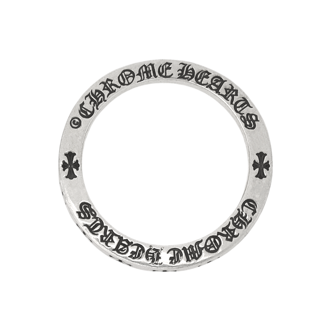 크롬하츠 스페이서 퍽 유 링 3mm 실버 - 라스베이거스 익스클루시브(Chrome Hearts Spacer Fuck You Ring 3mm Silver - Las Vegas Exclusive) - 2