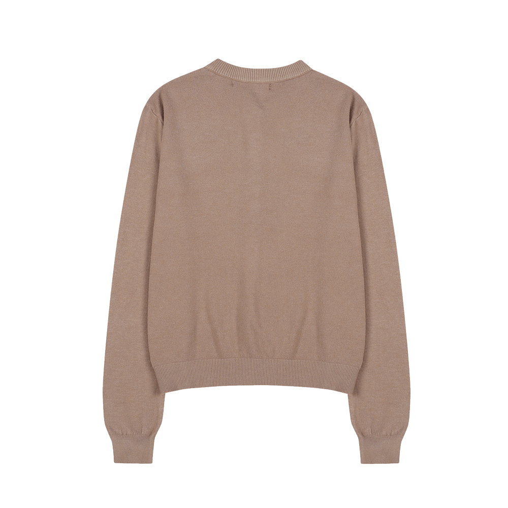 퍼머넌트 아카이브 에어 플렉스 라운드 가디건 브라운(Permanent Archive Air Flex Round Cardigan Brown) - 2