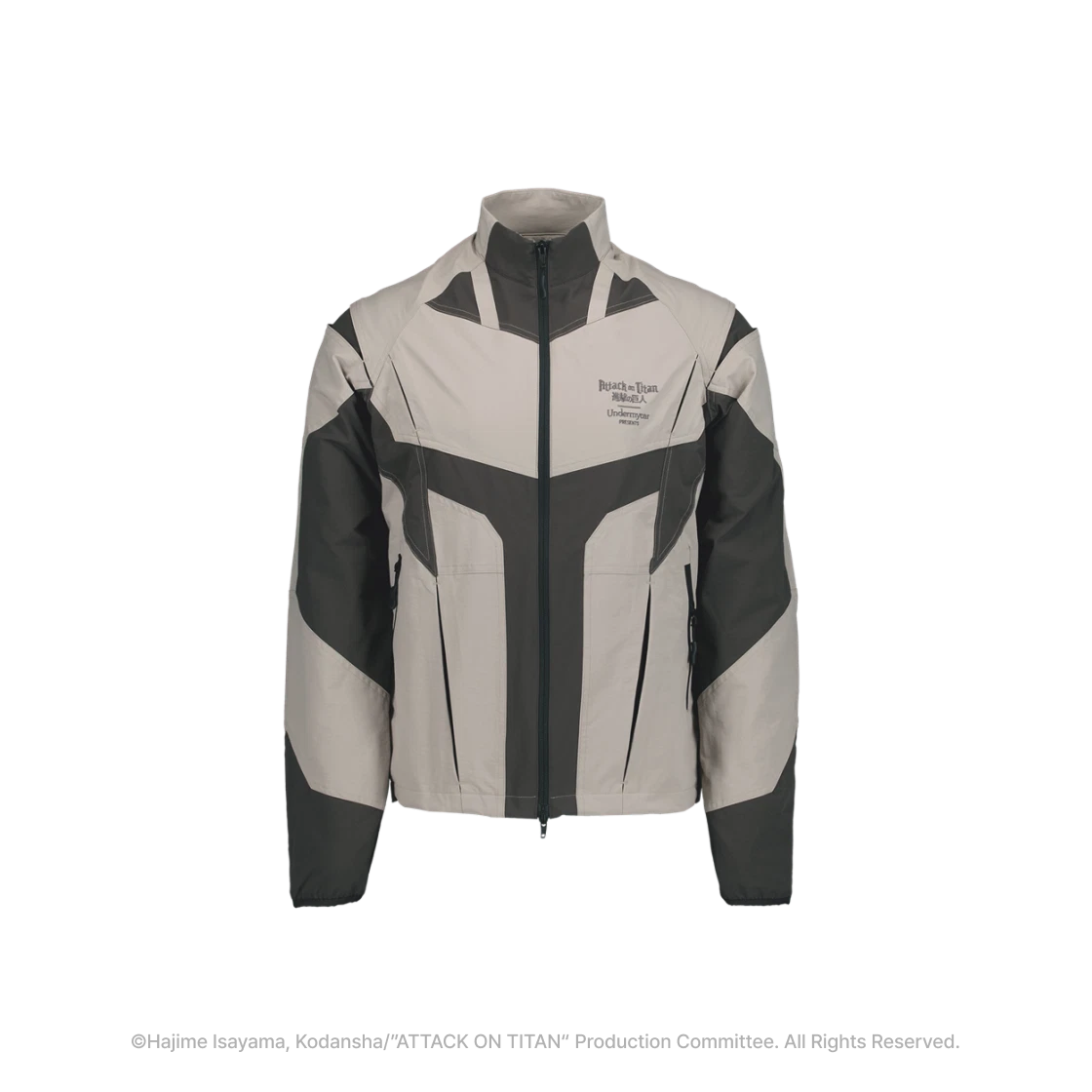 UMCAOTLJKIG [Attack On Titan I Undermycar] Armored Titan Darted Detail Jacket Sand Beige