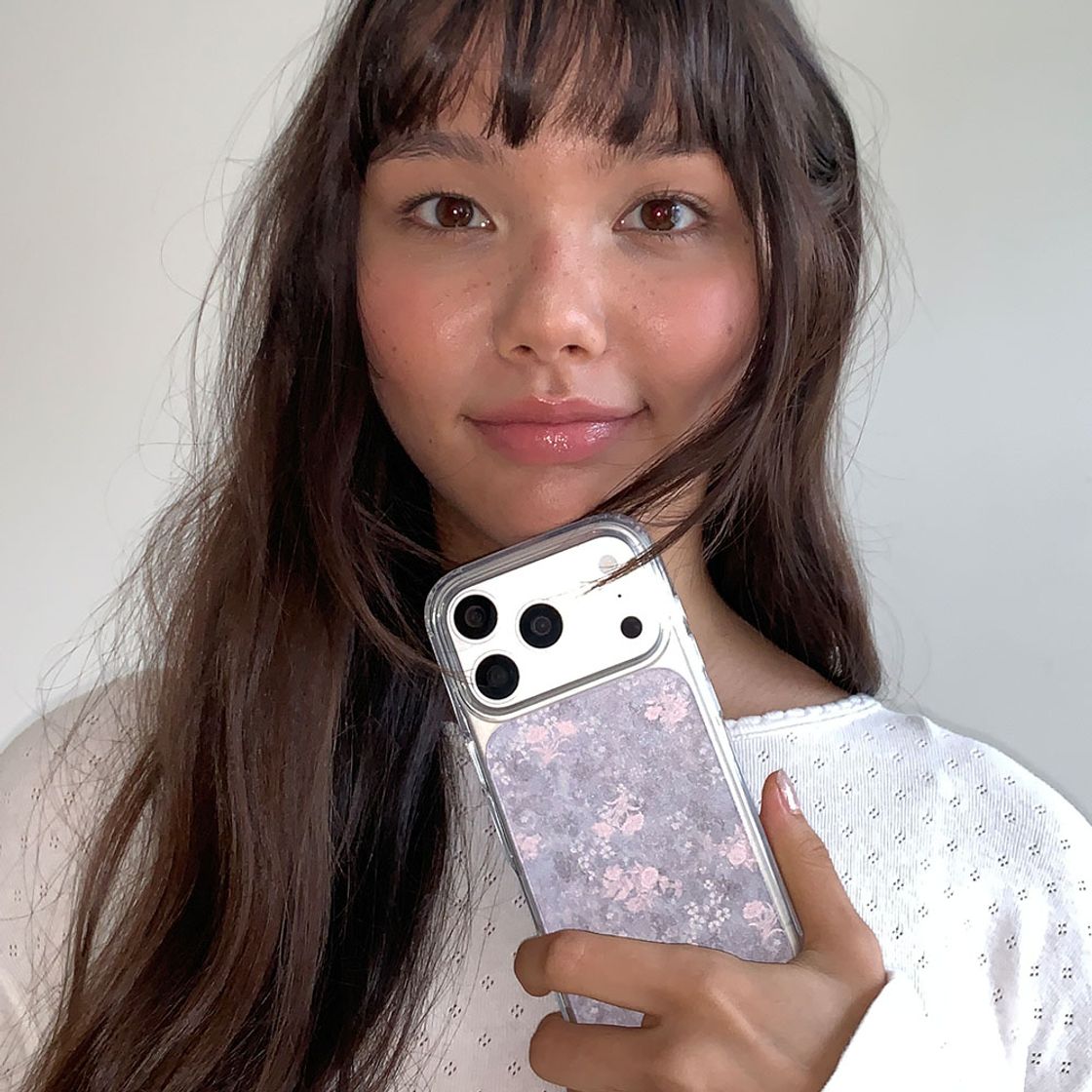 뮤즈무드 빈티지 플로럴 맥세이프 클리어 휴대폰 케이스(Musemood Vintage Floral MagSafe Clear Phone Case) - 4