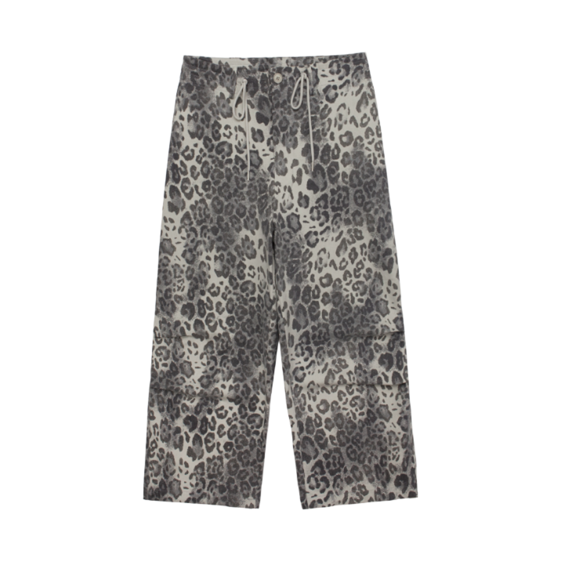 MF26FW003 MOIFAIRE Vintage Wide Pants Leopard Grey