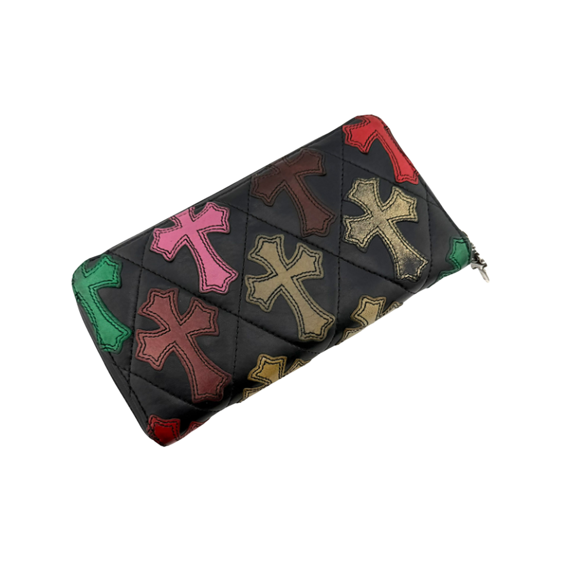 더도산 크롬하츠 멀티 패치 크로스 장지갑(TheDosan x chrome hearts multi cross patches long wallet) - 2