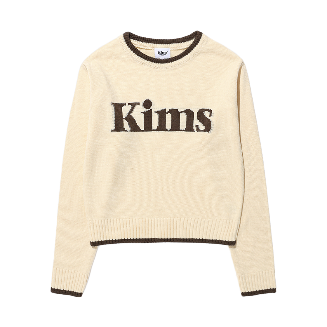 KIB6FUK600AIV Kims Fresh Cotton Market (Unisex) Kims Bam Logo Sweater Ivory