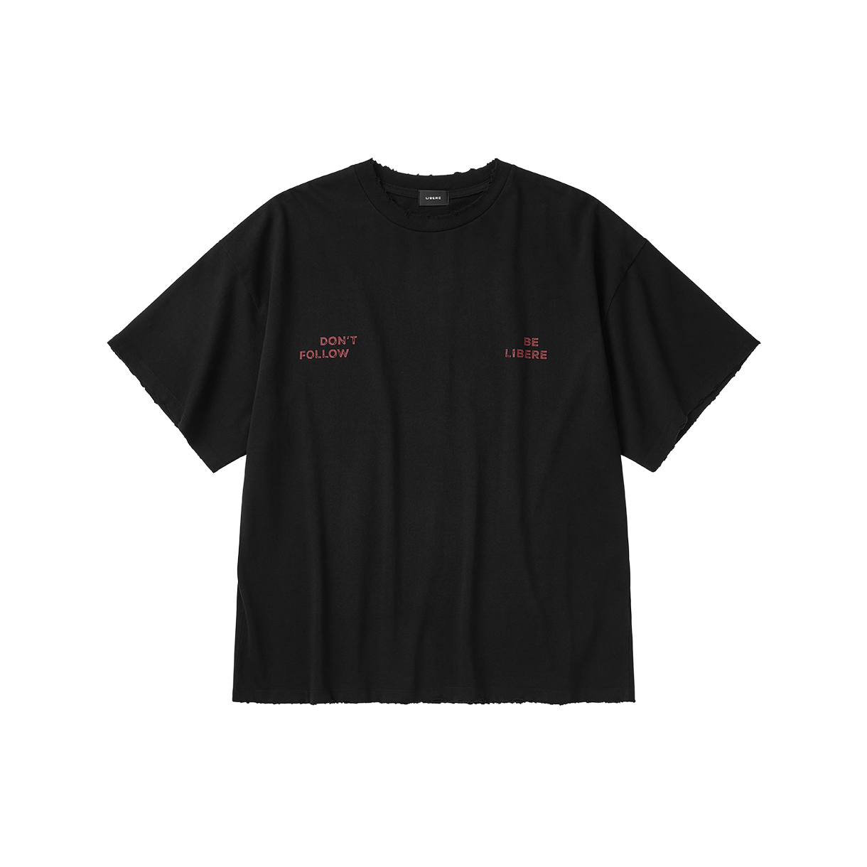 리베레 크라우드 티셔츠 / 블랙(LIBERE Crowd T-Shirt / Black) - 2