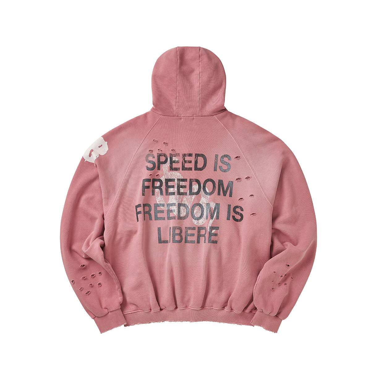 P0000BBJ LIBERE Double Eight Snake Zip Hoodie / Pink