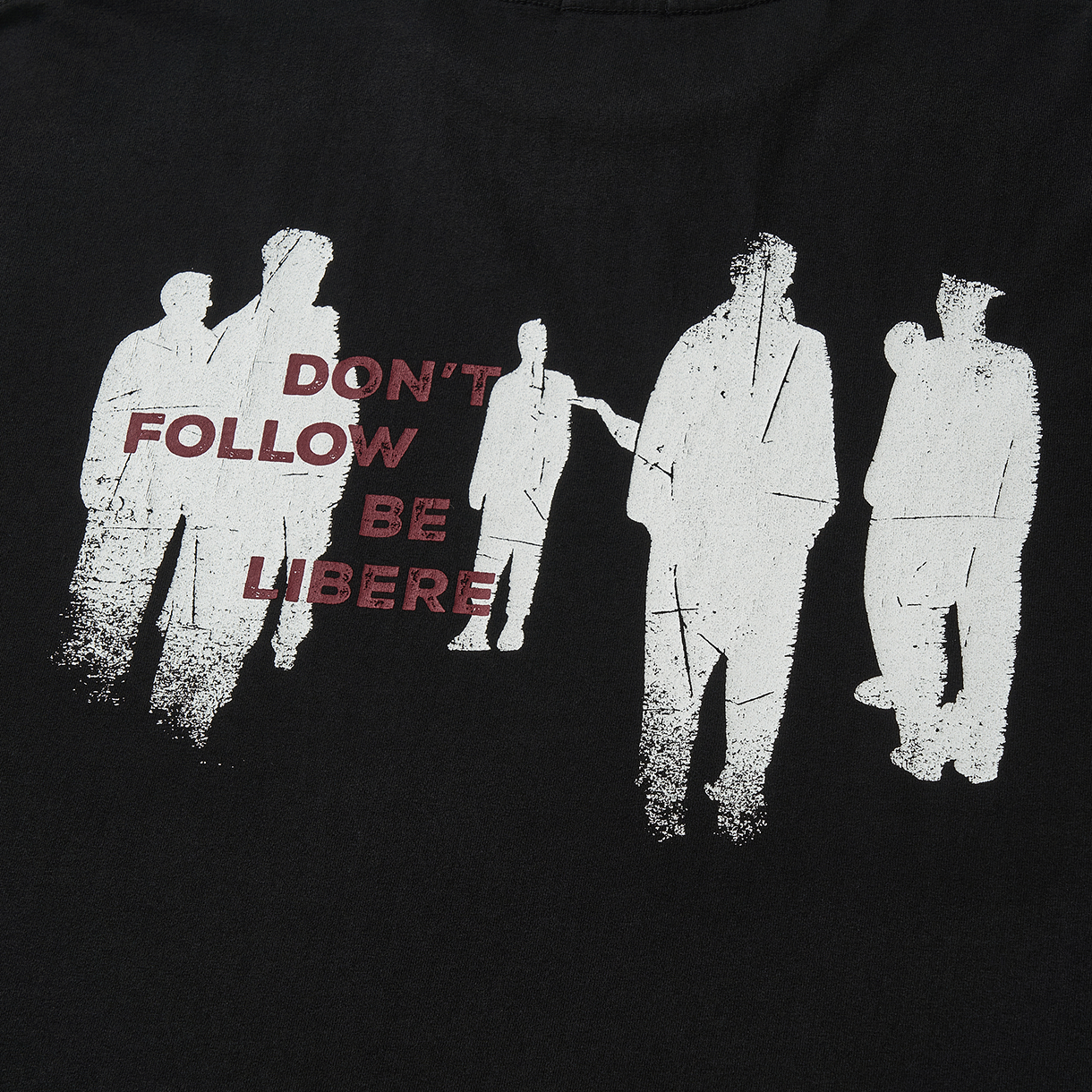 리베레 크라우드 티셔츠 / 블랙(LIBERE Crowd T-Shirt / Black) - 5