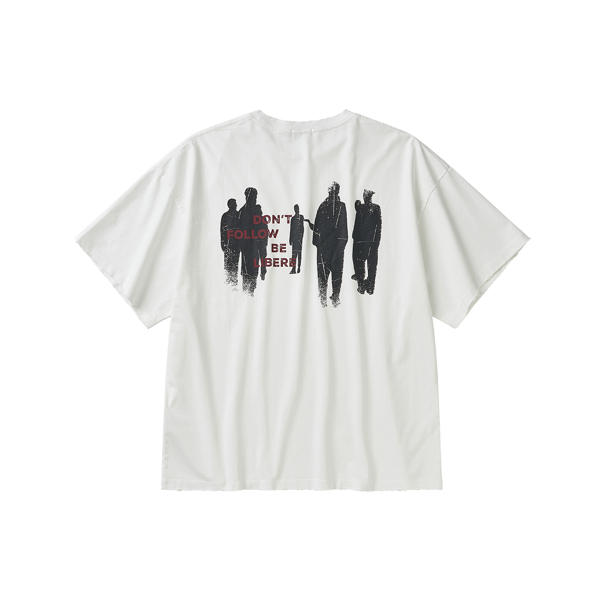P0000BAX LIBERE Crowd T-Shirt / White