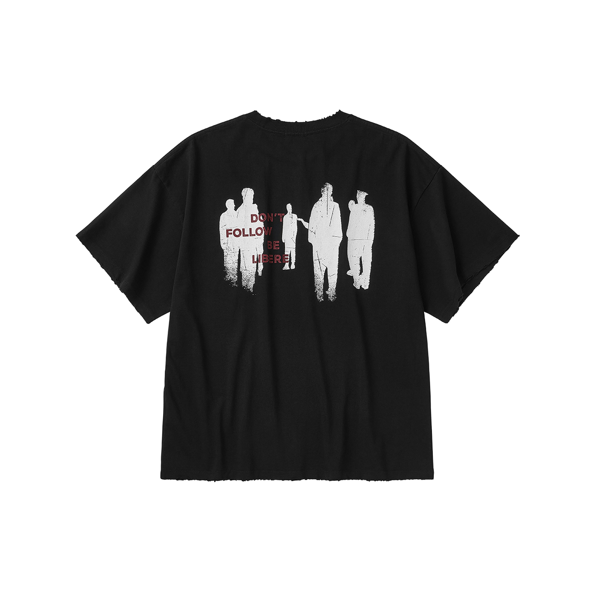 P0000BAW LIBERE Crowd T-Shirt / Black