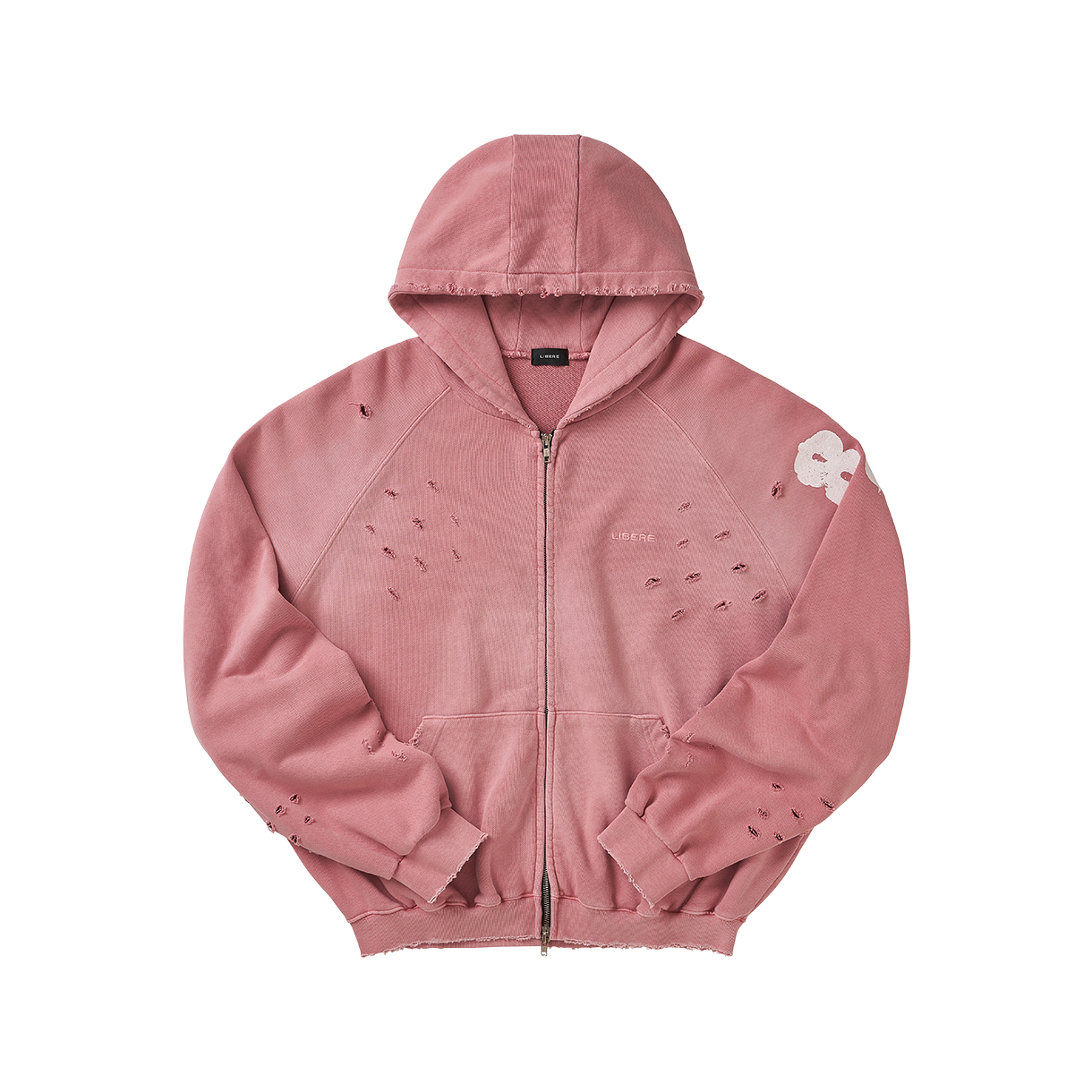 리베레 더블 에이트 스네이크 집 후디 / 핑크(LIBERE Double Eight Snake Zip Hoodie / Pink) - 2
