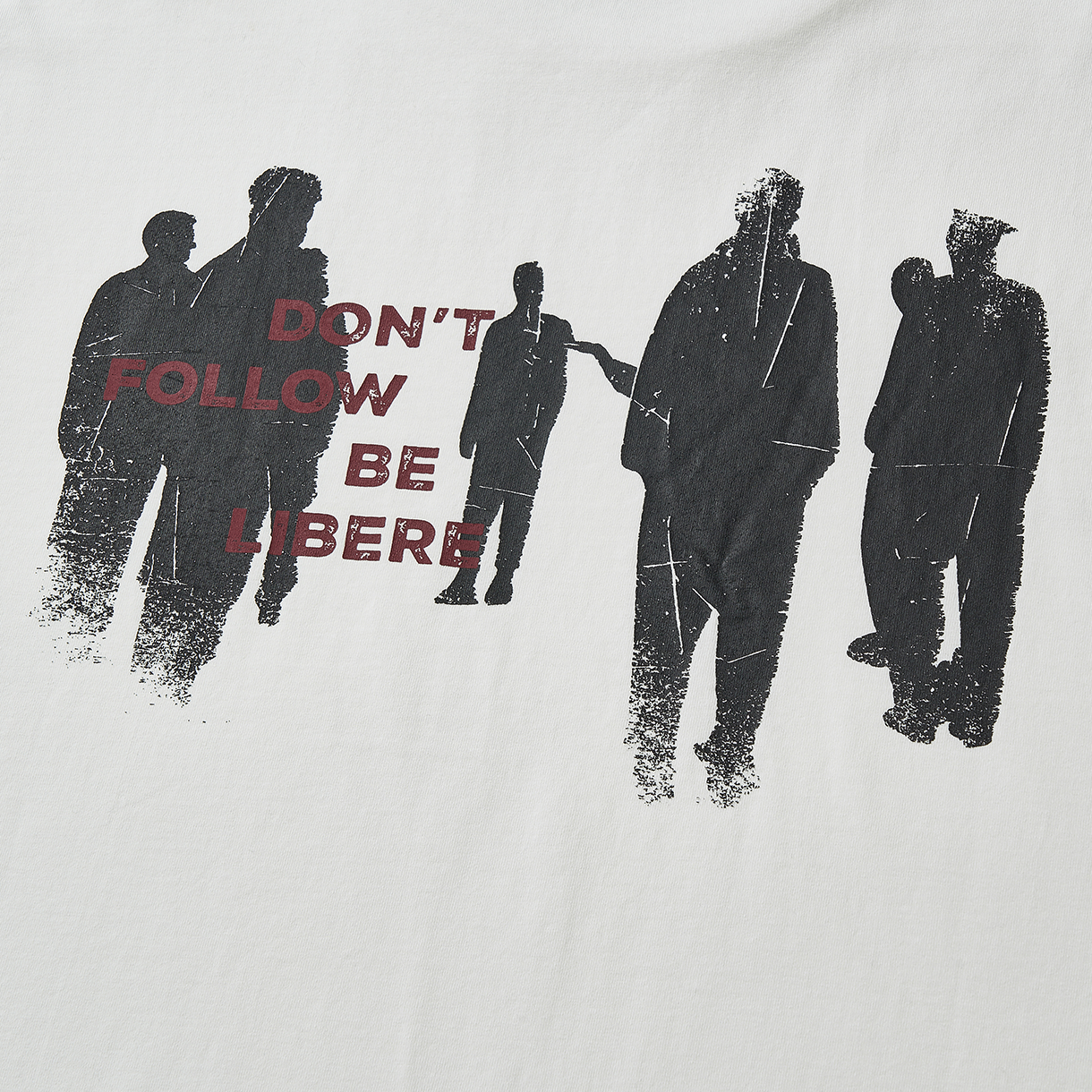 리베레 크라우드 티셔츠 / 화이트(LIBERE Crowd T-Shirt / White) - 5