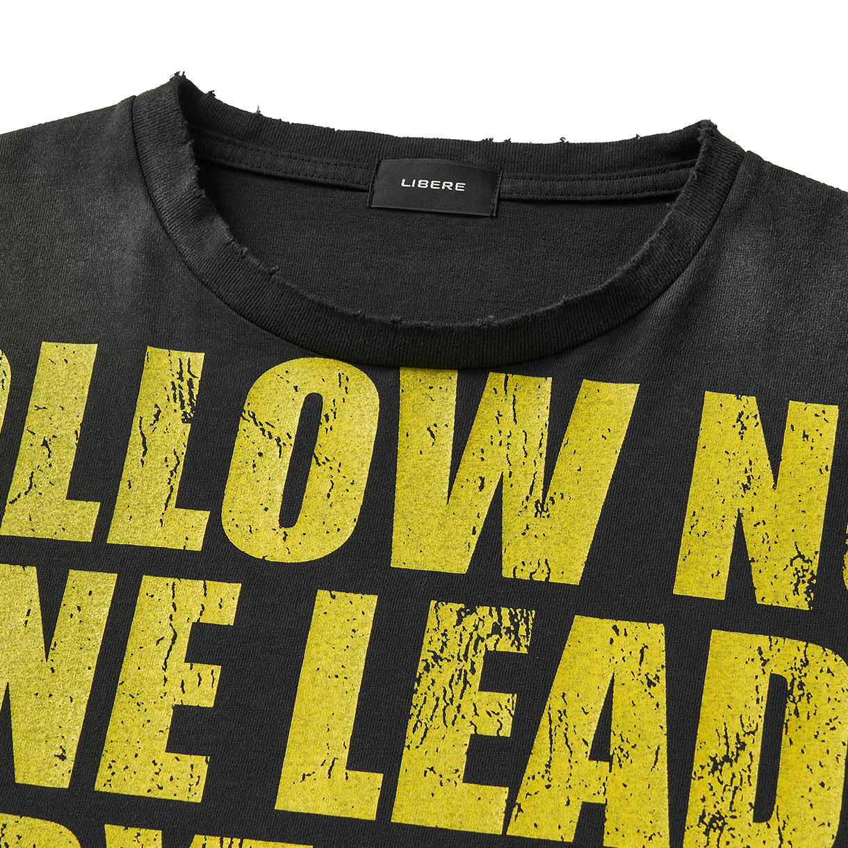 리베레 노 롱 슬리브 티셔츠 / 블랙(LIBERENo Follow Long Sleeve T-Shirt / Black) - 3