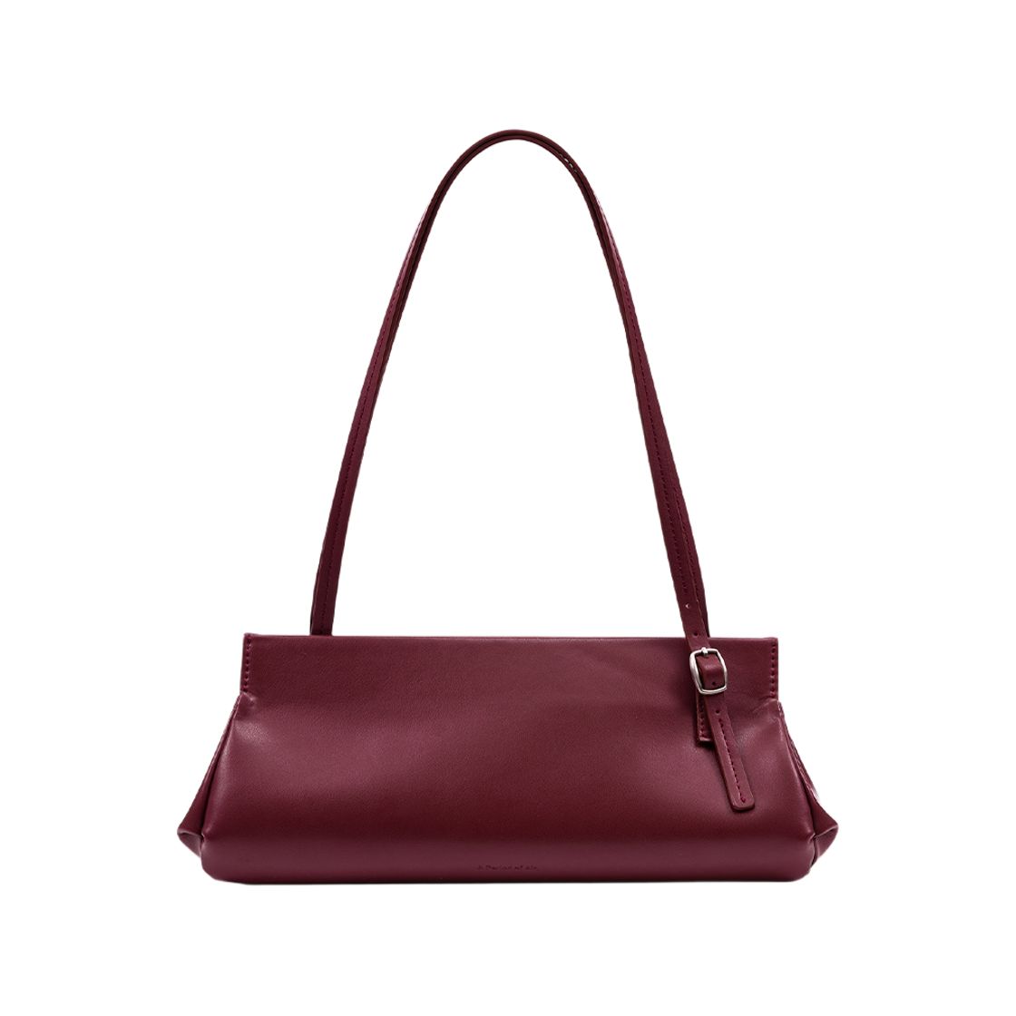 0056 APOA Melt Shoulder Bag Burgundy