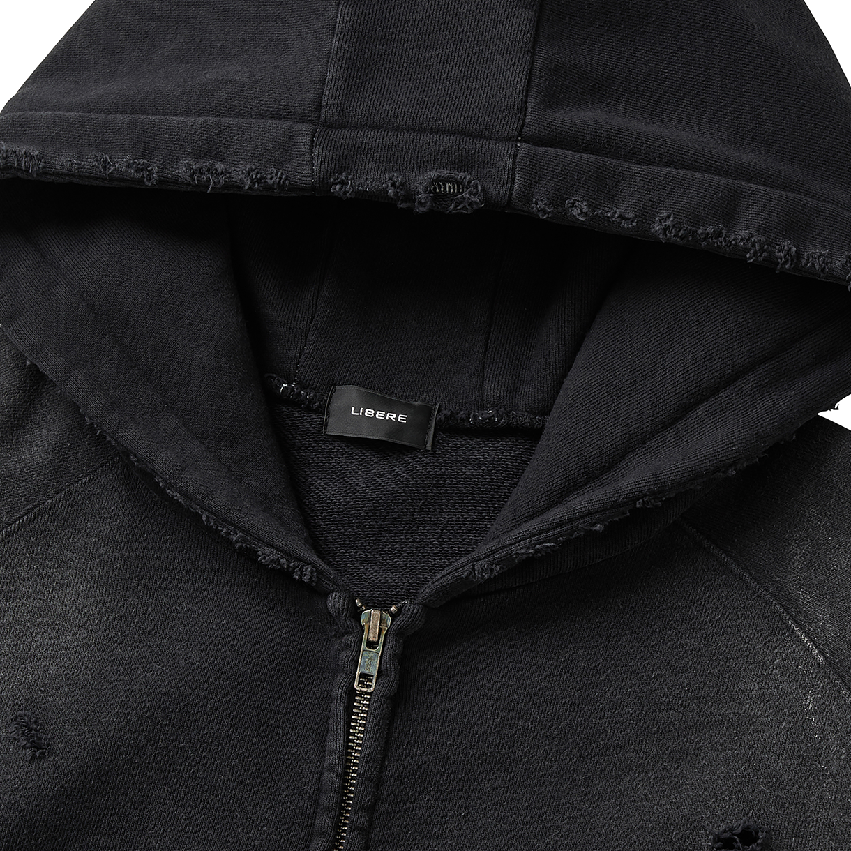 리베레 더블 에이트 스네이크 집 후디 / 블랙(LIBERE Double Eight Snake Zip Hoodie / Black) - 3