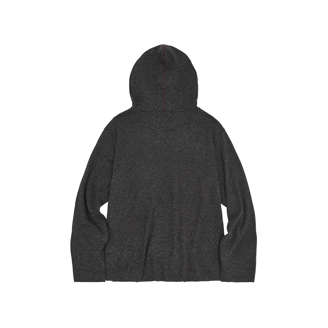 메아 브러쉬드 스티치 니트 후디 차콜(Mea Brushed Stitch Knit Hoodie Charcoal) - 2