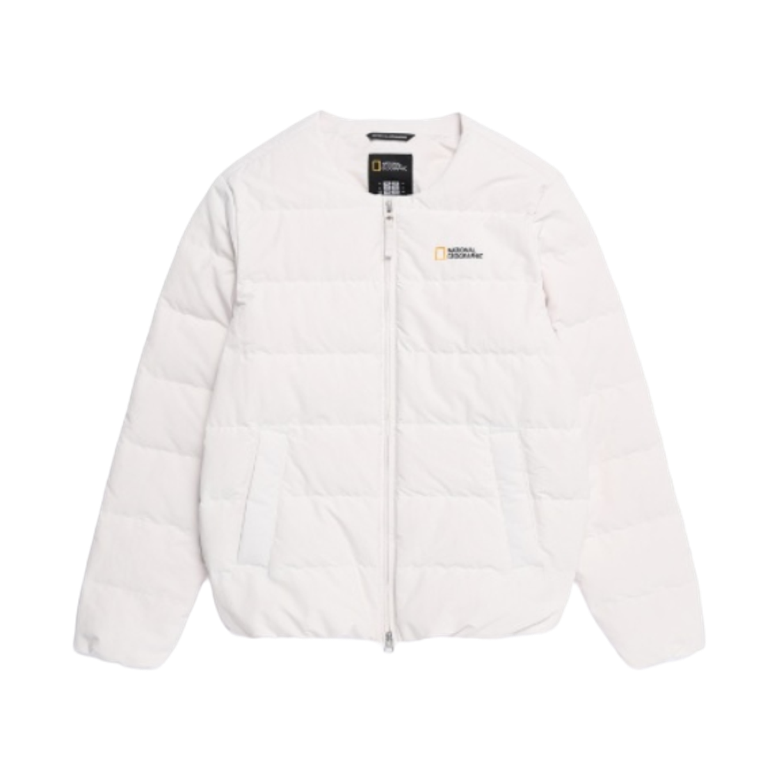 내셔널 지오그래픽 헤론 U넥 경량 구스 다운 점퍼 크리스탈 베이지(National Geographic Heron U-Neck Lightweight Goose Down Jumper Crystal Beige)