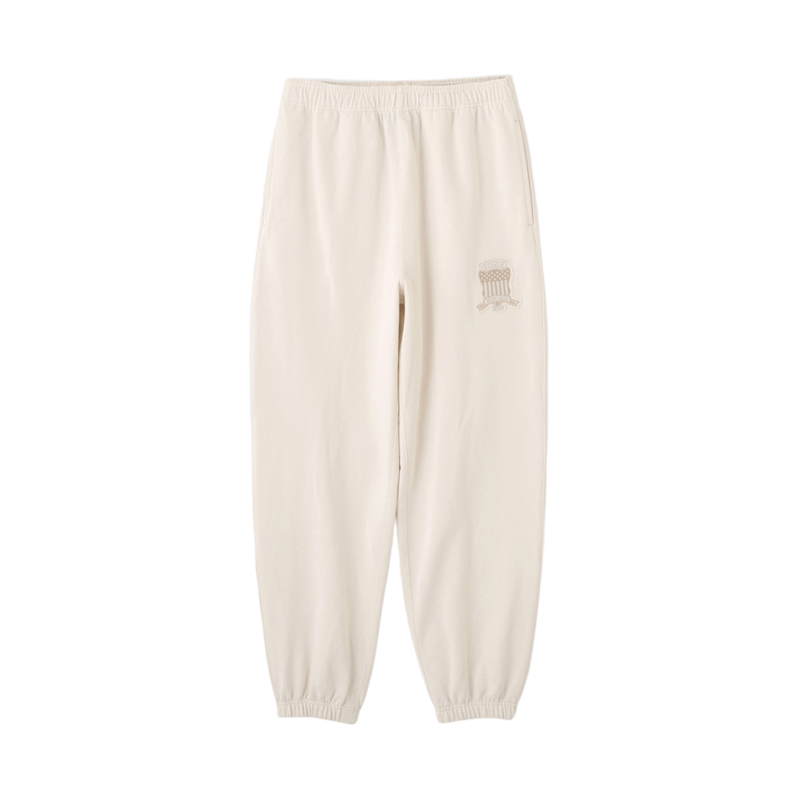 아비렉스 시그니처 바시티 로고 스웻 팬츠 오프화이트(Avirex Signature Varsity Logo Sweat Pants Off White)