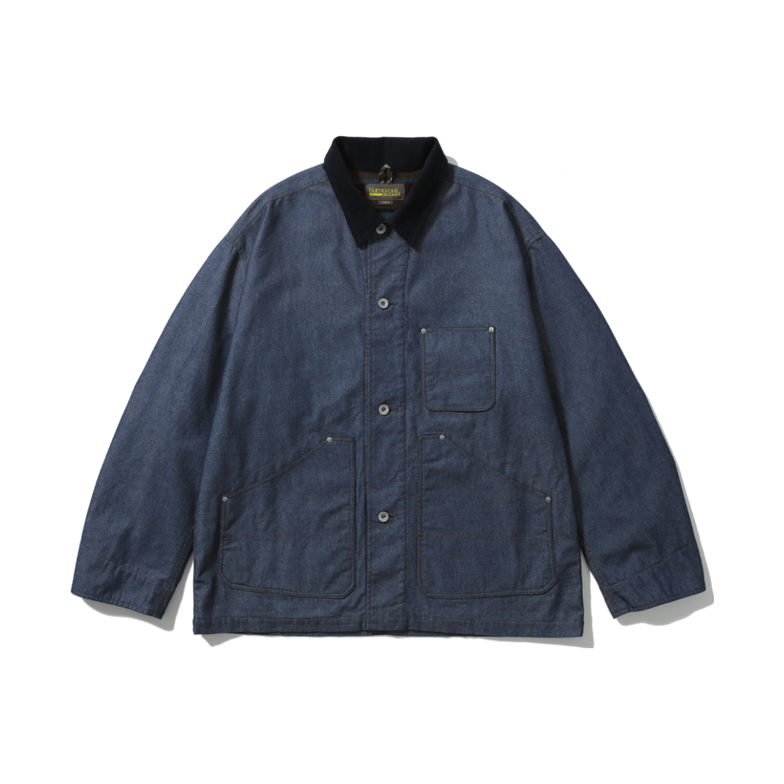 HM26AW-JK01 humorous account Baker Work Jacket Indigo