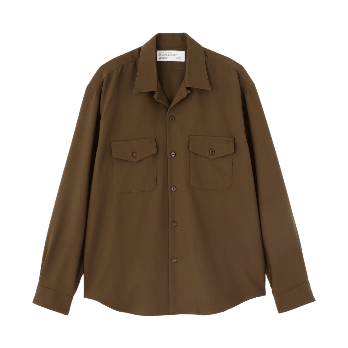 7836220013-AOL [예약배송] Avirex Urban-Tuned Officer Shirt Olive