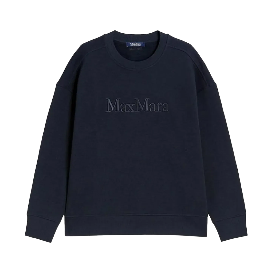 MONZA 004 [20% 쿠폰] (W) S Max Mara Monza Cotton Sweatshirt with Logo Ultramarine