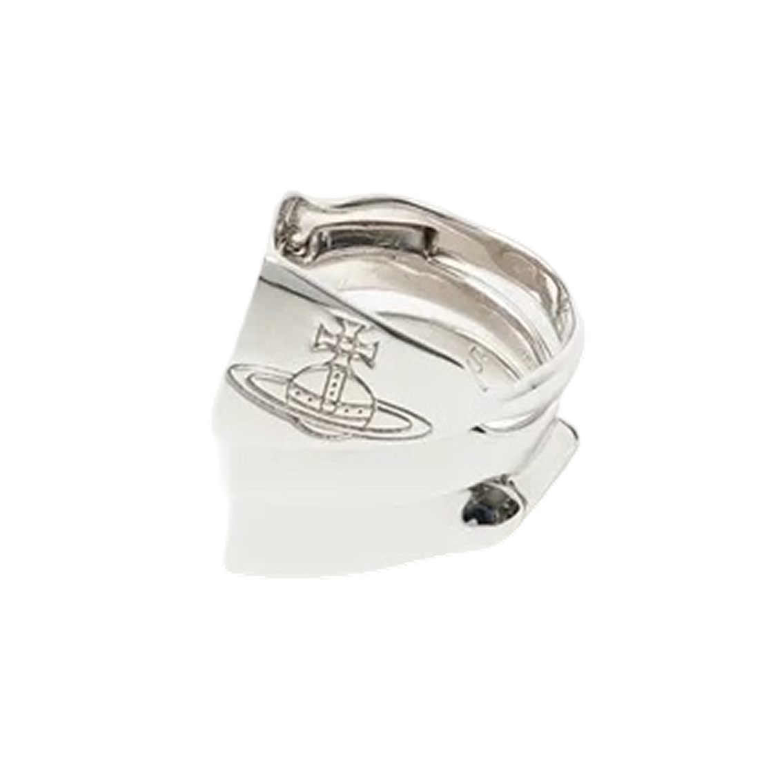 비비안 웨스트우드 너클더스터 링 실버(Vivienne Westwood Knuckleduster Ring Silver) - 2