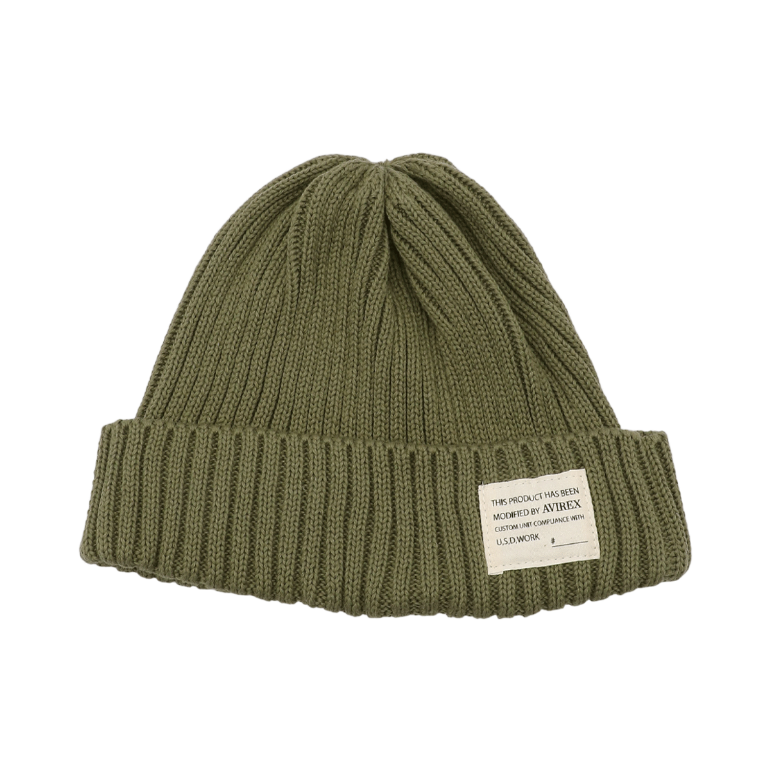 7831274007-AOL [예약배송] Avirex Cotton Watch Cap Olive
