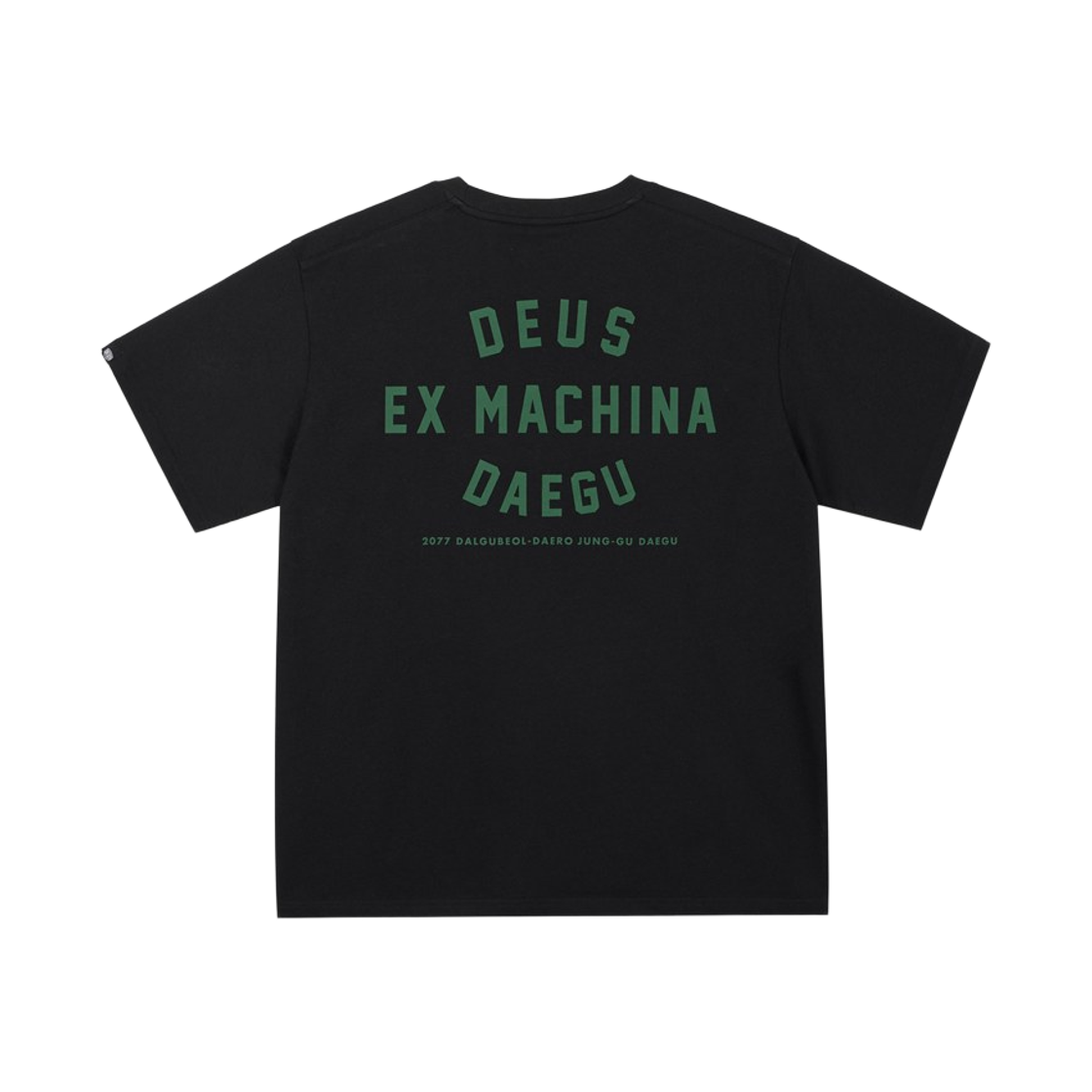 - Deus Ex Machina Daegu College Address T-Shirt Black