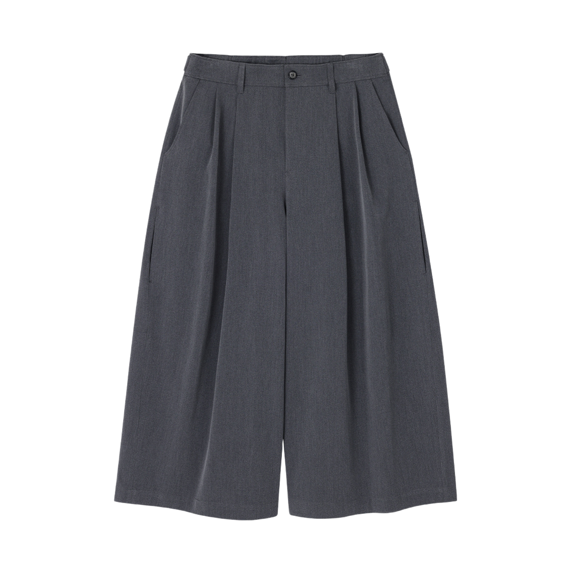 SI5PT506GY SONGZIO HOMME Crop Wide Pants Grey