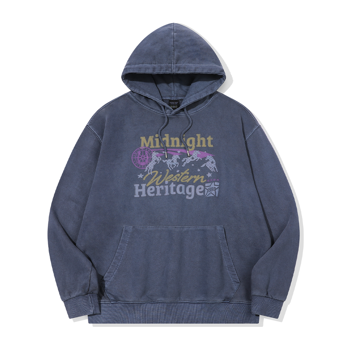 C26FB11 CPGN STUDIO Midnight Pigment Hoodie Dark Blue