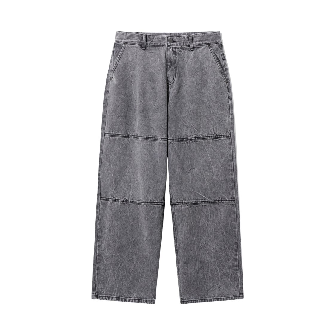SHSP6712_Vintagegray_291 EZKATON Used Washing Wide Denim Pants Vintagegray SHLP6712