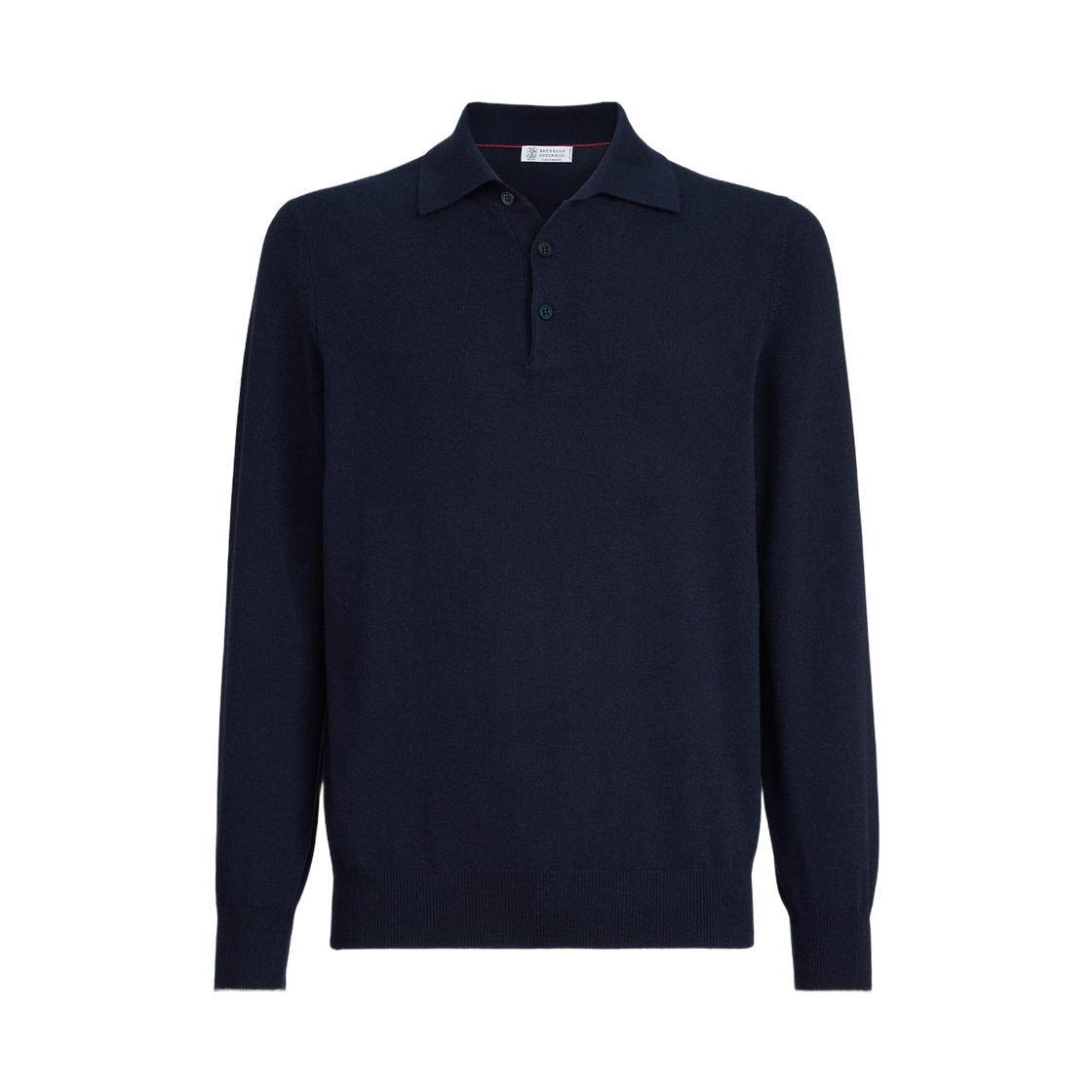 브루넬로 쿠치넬리 캐시미어 니트 폴로 셔츠 네이비 블루(Brunello Cucinelli Cashmere Knit Polo Shirt Navy Blue)