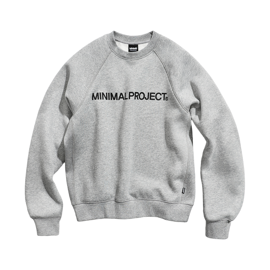 미니멀프로젝트 키네틱 헤비웨이트 기모 릴렉스 핏 레글런 맨투맨 티셔츠 MMT144 그레이(MINIMALPROJECT Kinetic Heavyweight Brushed Relaxed Fit Raglan Sweatshirt Mmt144 Gray)