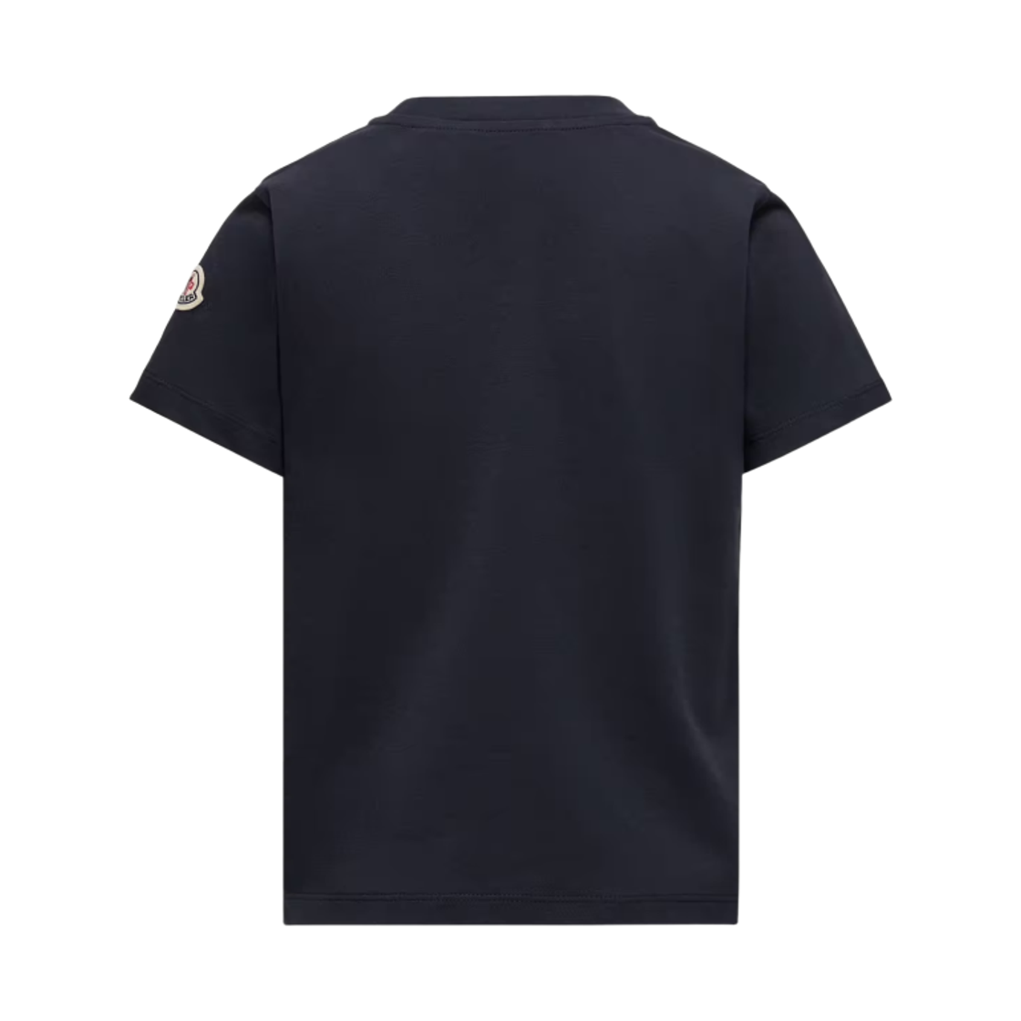 (키즈) 몽클레르 로고 프린트 코튼 티셔츠 네이비 블루 - 26SS((Kids) Moncler Logo Print Cotton T-Shirt Navy Blue - 26SS) - 2