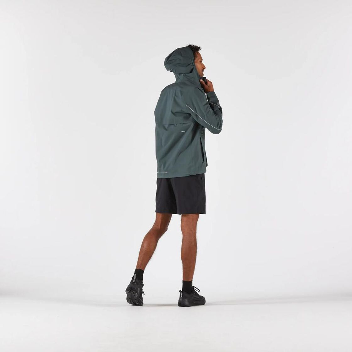 데카트론 남성 트레일러닝 방수 자켓 런 500 스모크 그린(Decathlon Men's Trail Running Waterproof Jacket Run 500 Smoke Green) - 10