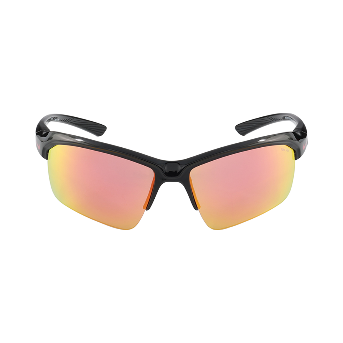 IQ7185-011 Nike Skylon Rise Team Sunglasses Black Road Red Mirror