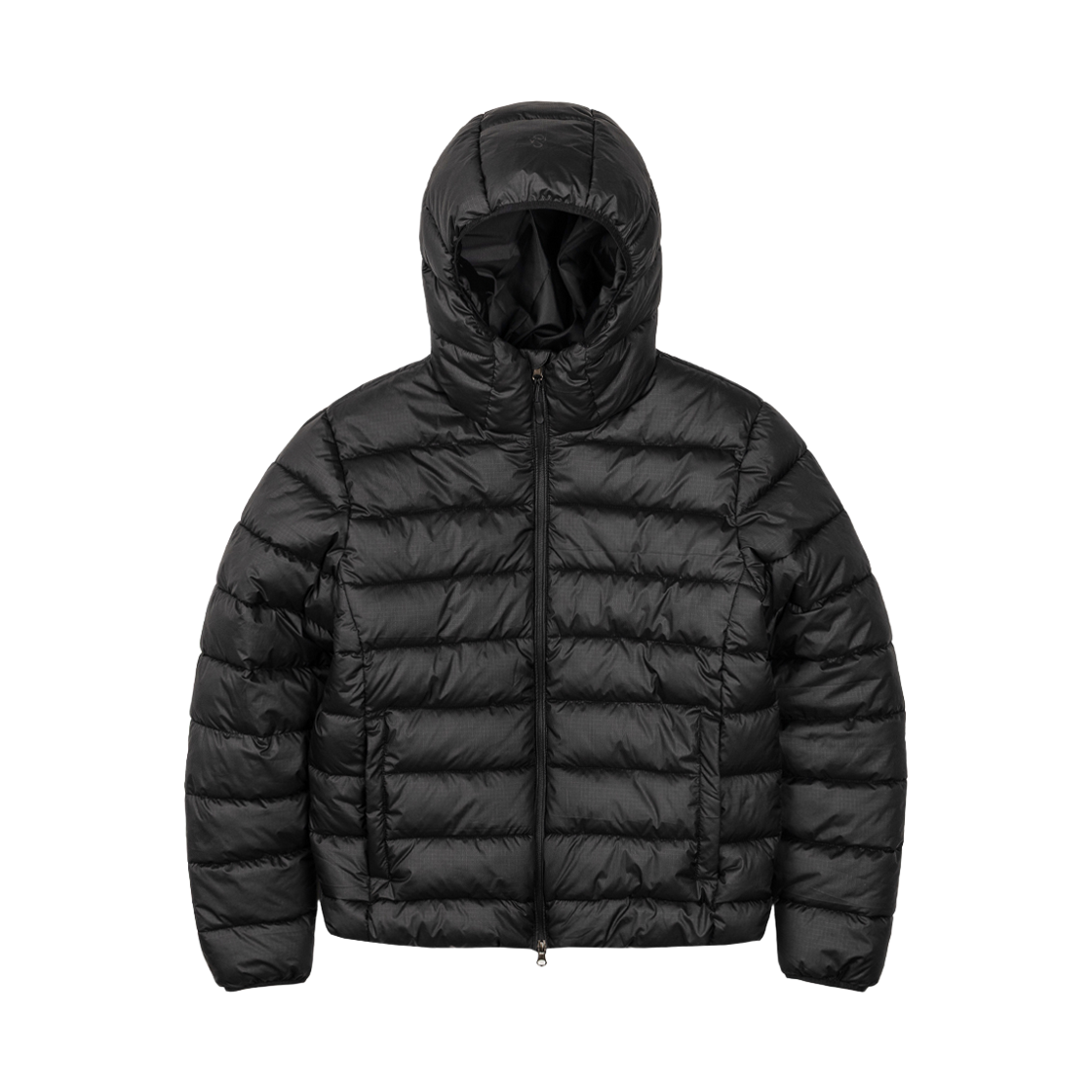 Clothes52 NUART STUDIO Solid Hooded Light Puffer Jacket Black