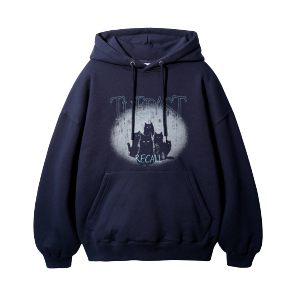 OYHD2533_navy_29 JEMUT Thefast Overfit Napping Hood Navy OYHD2533