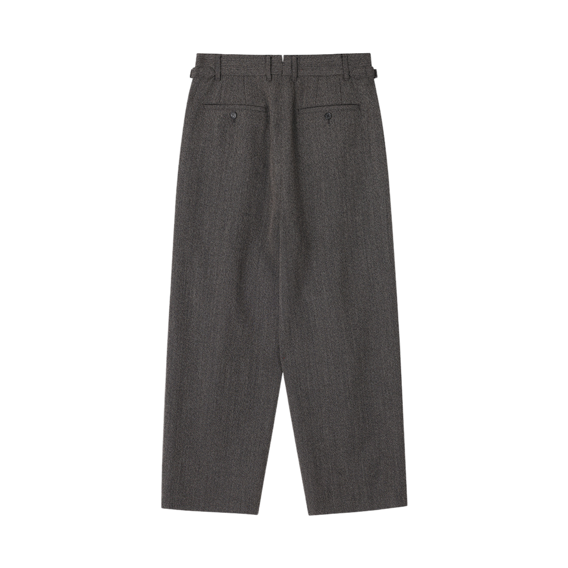 송지오 컬렉션 아티저널 투턱 와이드 팬츠 브라운(SONGZIO COLLECTION Artisanal Two Tuck Wide Pants Brown(Check)) - 2