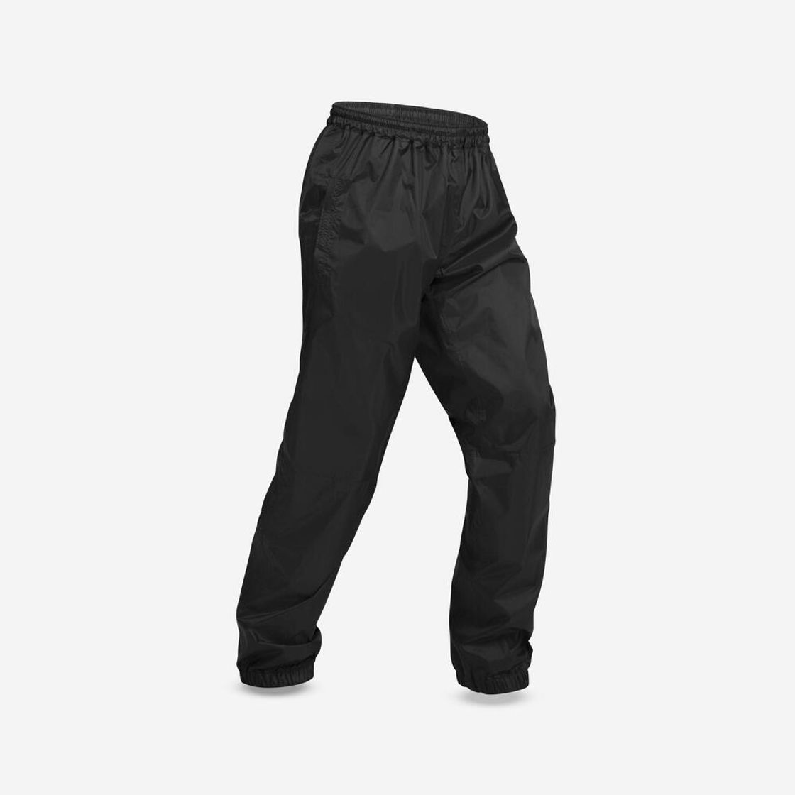 데카트론 남성 경량 등산 방수 바지 오버트라우저 NH500 스모크 블랙(Decathlon Men's Lightweight Waterproof Hiking Overtrousers NH500 Smoke Black) - 2