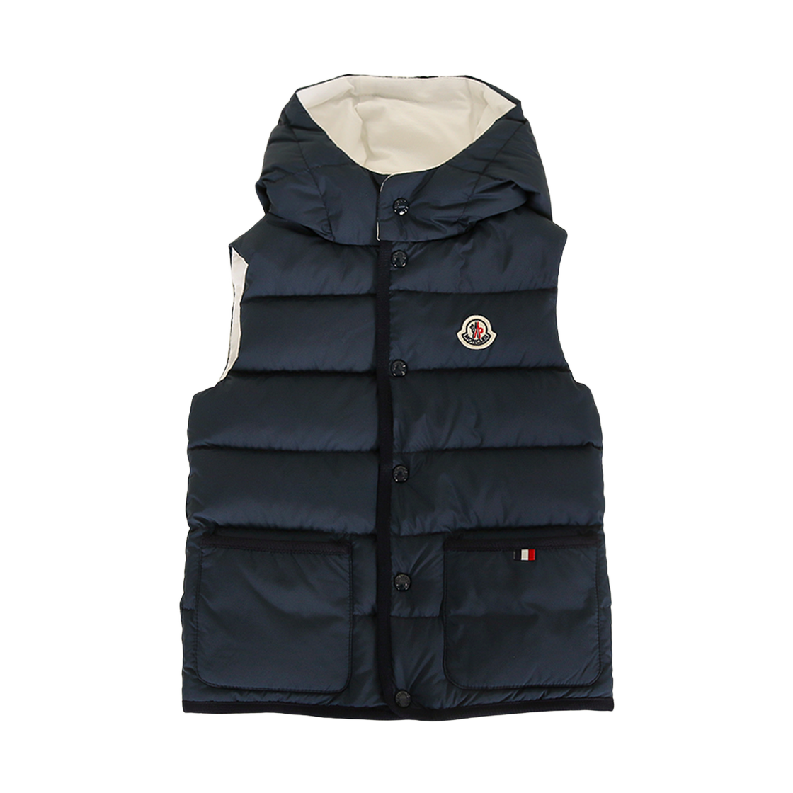 L29511A00026 597YW 77B [20% 쿠폰] (Kids) Moncler Pax Hooded Down Vest Dark Blue - 26FW