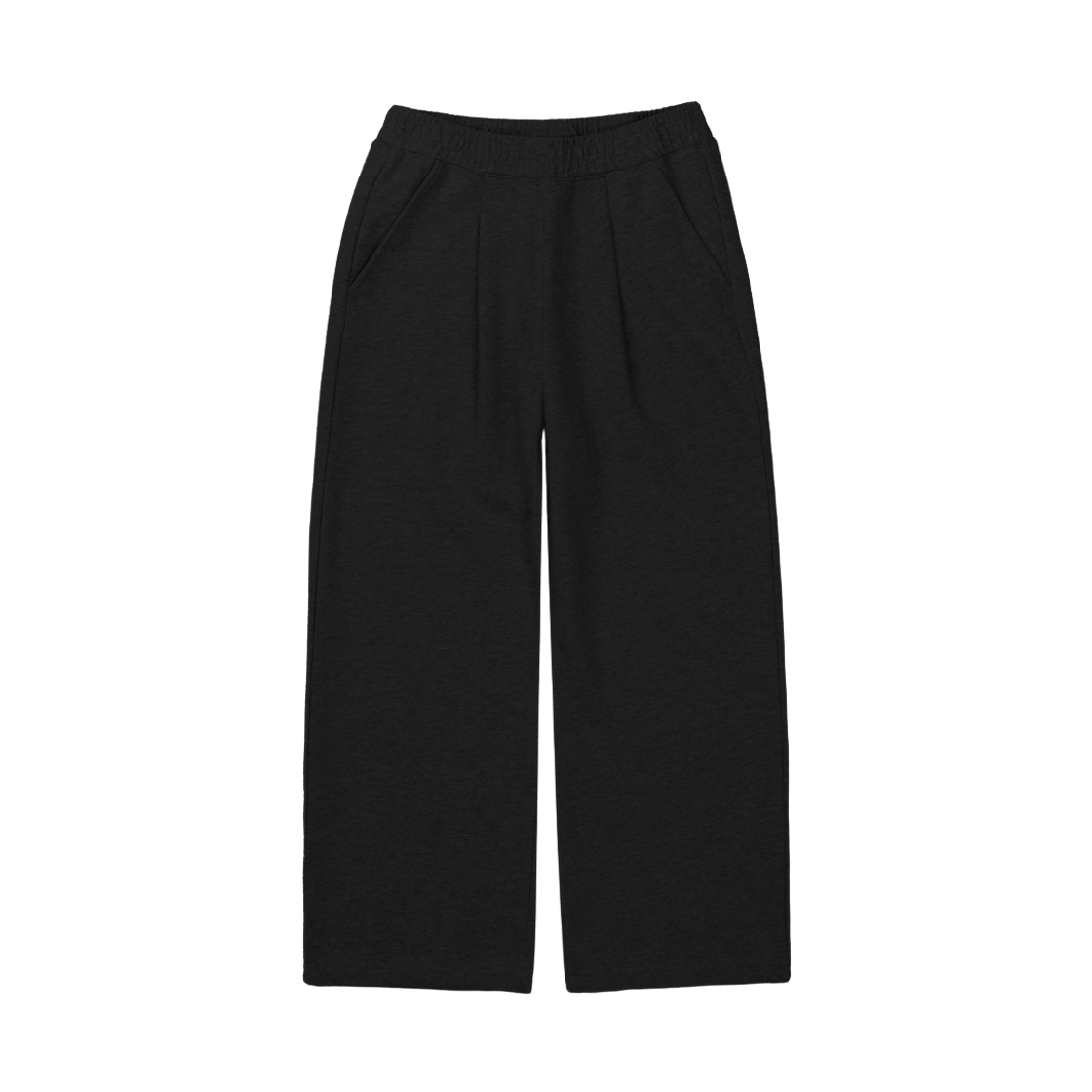 누아트 스튜디오 세미 와이드 스웨트 팬츠 블랙(NUART STUDIO Semi-Wide Sweatpants Black)