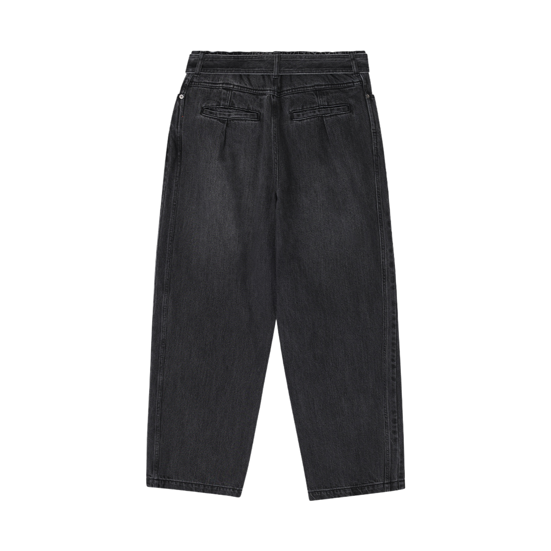 송지오 옴므 레벨 볼륨 세미 와이드 데님 블랙(SONGZIO HOMME Level Volume Semi-Wide Denim Black) - 2