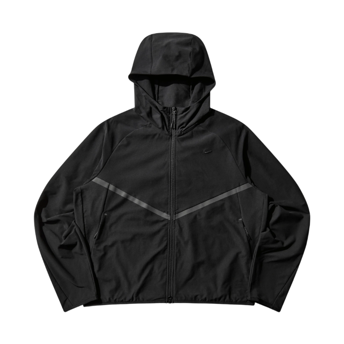 IF1346-010 Nike Tech Shori Knit Full-Zip Windrunner Jacket Black - Asia