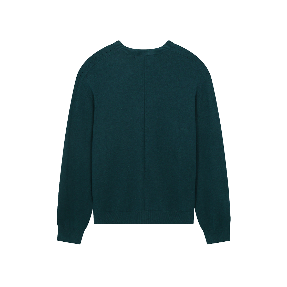 지오송지오 타임리스 홀가먼트 니트 가디건 틸블루 ZI6KT696TB(ZIOSONGZIO Timeless Wholegarment Knit Cardigan Teal Blue) - 2
