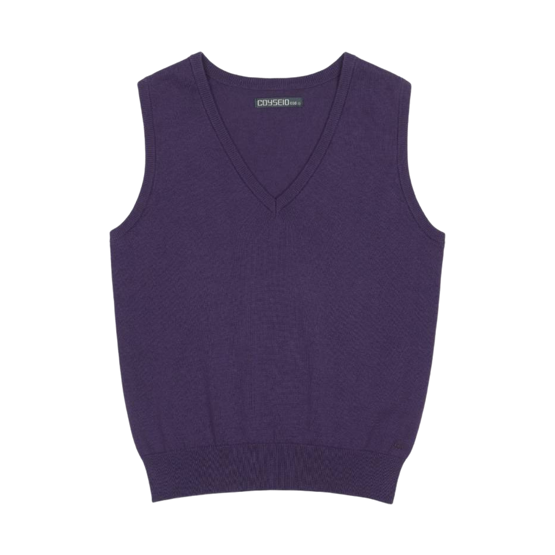 CY26FWTOKN303 COYSEIO 038 V-Neck Knit Vest Purple